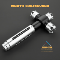 Image 1 of Saber Vibe Wrath Crossguard Lightsaber – Unleash Your Fury