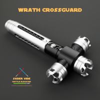 Image 4 of Saber Vibe Wrath Crossguard Lightsaber – Unleash Your Fury