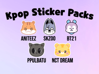Image 1 of Kpop Sticker Packs