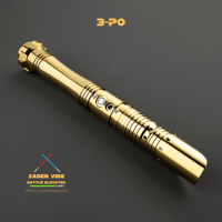 Image 2 of Saber Vibe 3-PO Lightsaber – A Tribute to the Golden Icon