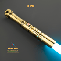 Image 6 of Saber Vibe 3-PO Lightsaber – A Tribute to the Golden Icon