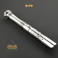 Image 8 of Saber Vibe 3-PO Lightsaber – A Tribute to the Golden Icon