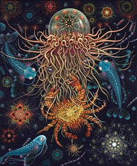 Image 14 of MEDUSAE • CUSTOM TAPESTRY • 72 x 54 Inches! 