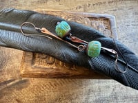 Image 6 of Pacific Waters. Copper earrings. n15