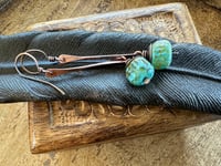 Image 10 of Pacific Waters. Copper earrings. n15