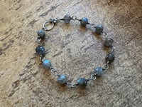 Image 12 of Labradorite bracelet. n23