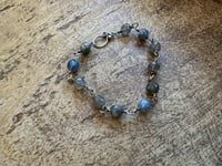 Image 15 of Labradorite bracelet. n23