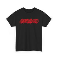 EFFLUENCE BLACK/RED LOGO T-SHIRT