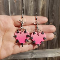 Protected Heart Earrings 