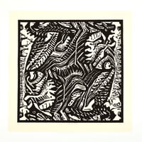 Zephyr Larkin 'CUBE AND LEAF I' - Original Artwork