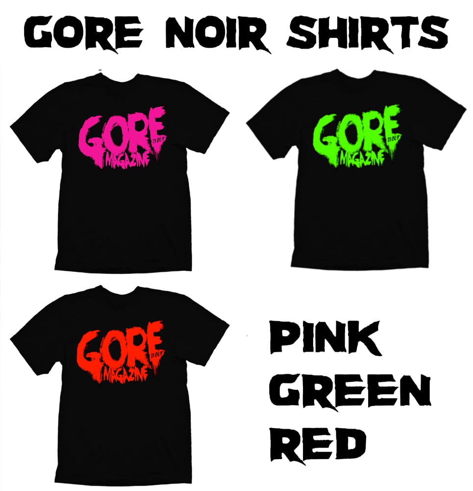 Image of GORE Logo T-Shirts (pink/green/red)