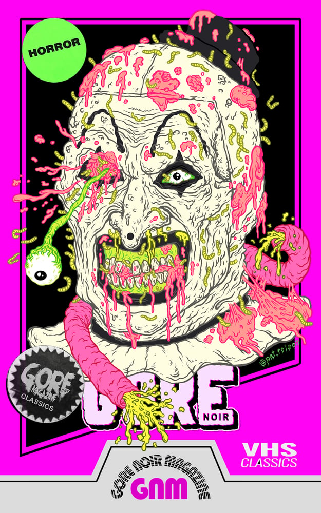 Image of Pat Roison Cover LE VHS Sized Terrifier Tribute