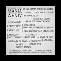 Image 2 of THE BALLAD OF MR. MANIA (MANIC EDITION)
