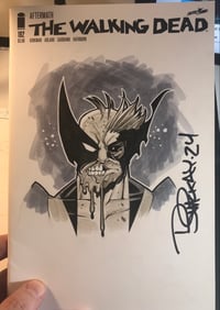 Image of Zombie Wolverine Sketch