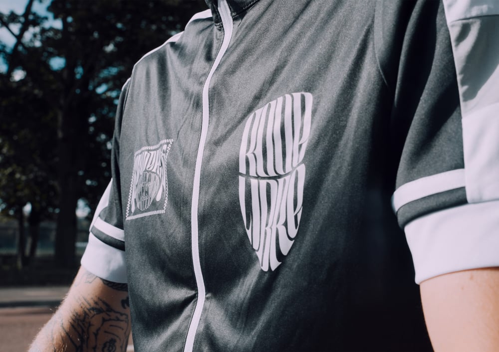 Image of Maillot zippé ROUE LIBRE cycliste noir