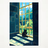 Window Cat Postcard Print