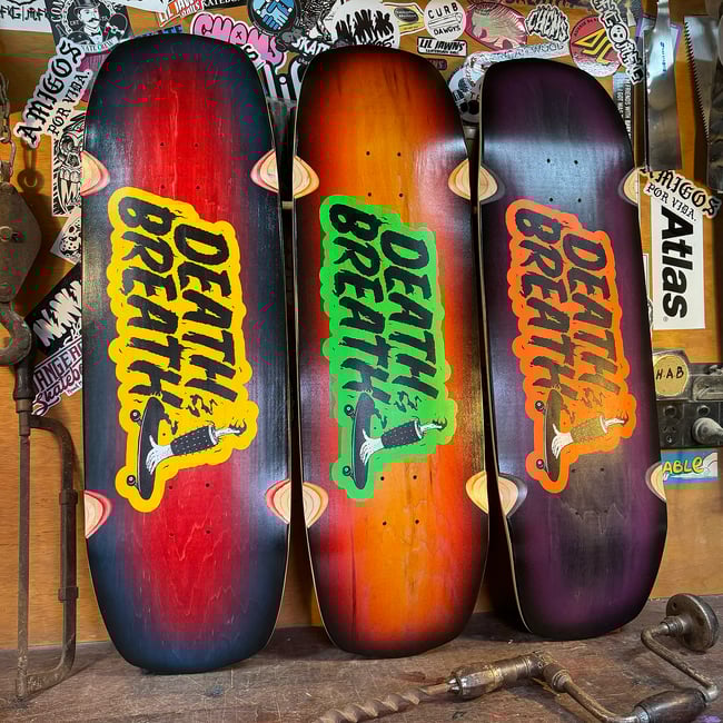 9.5" Double 'Grave' Shovel skateboard deck
