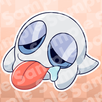 Boo Vinyl Sticker