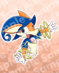 Box Fox Vinyl Sticker
