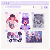 POSTCARDS ✧ OCs