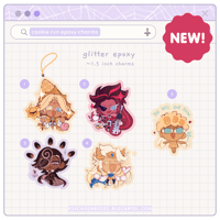 CHARMS ✧  cookie run epoxy charms