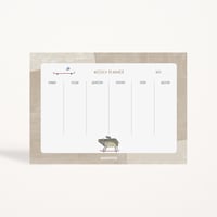 WEEKLY PLANNER - CAPYBARAS