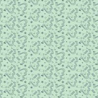 ARRIVAL OF WINTER Snow Gear-Mint by Sandy Gervais for Riley Blake Designs