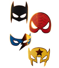 Image 1 of Superhero party masks