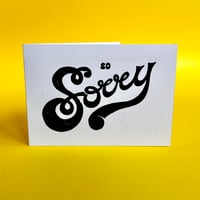 Image 1 of Sorry Card