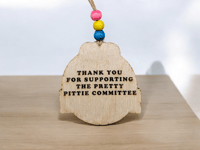 Image 6 of Pretty Pittie Committee Wooden Ornament **DONATION MADE WITH EVERY ORNAMENT**
