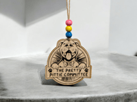 Image 5 of Pretty Pittie Committee Wooden Ornament **DONATION MADE WITH EVERY ORNAMENT**