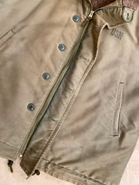 Image 9 of WW2 US NAVY N-1 DECK JACKET