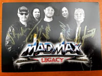 Image 2 of CD & T-Shirt Bundle: Official Mad Max Legacy - Best Of 40 World Years (Free Signed Band Photo)