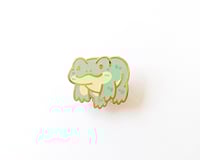 Image 1 of Goliath Frog - Mini Amphibian Enamel Pins