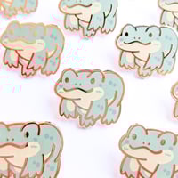 Image 2 of Goliath Frog - Mini Amphibian Enamel Pins