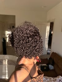 Image 2 of 8 inch CURLY PIXIE CUT WIG with KINKY EDGES 