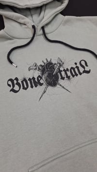 Image 2 of Bone Trail Logo 2 -Mint Grey Hoodie - Bone Trail Apparel