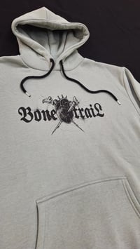 Image 3 of Bone Trail Logo 2 -Mint Grey Hoodie - Bone Trail Apparel