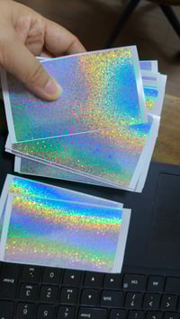 Image 4 of [Limited Edition]Blank Galaxy Hologram Eggshell Stickers 60pcs/120pcs free shipping