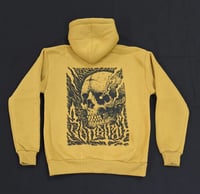 Image 1 of Skull Mustard Hoodie - Bone Trail Apparel