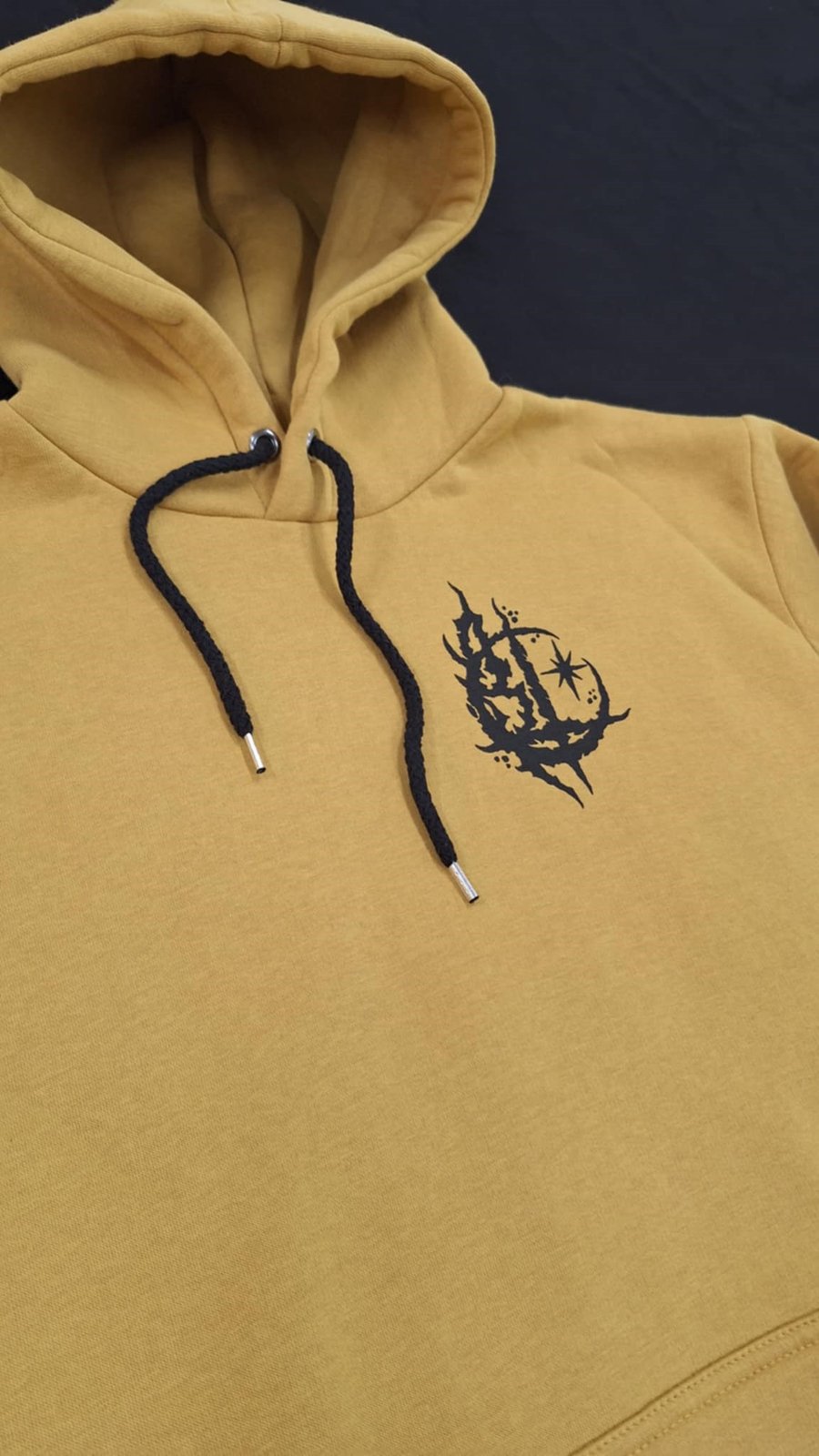 Skull Mustard Hoodie - Bone Trail Apparel | Inkspit Rats