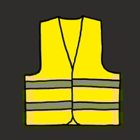 Image 2 of "Insecurity Hi-Vis Vest"