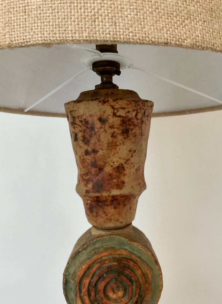 Image of Ceramic Totem Lamp by Bernard Rooke