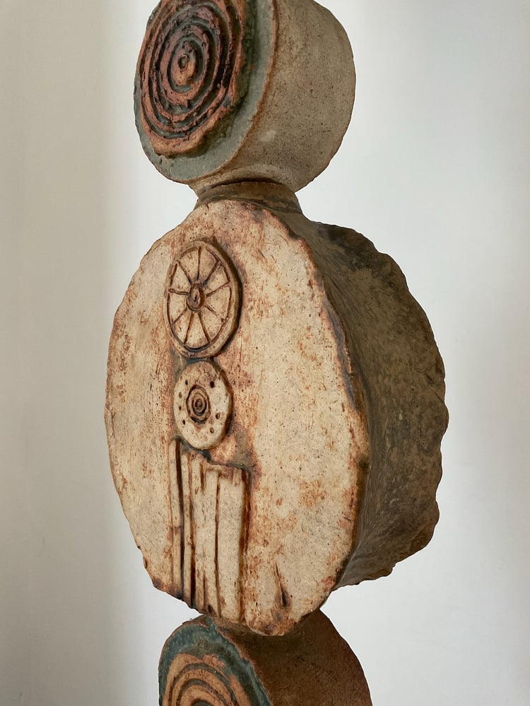 Image of Ceramic Totem Lamp by Bernard Rooke