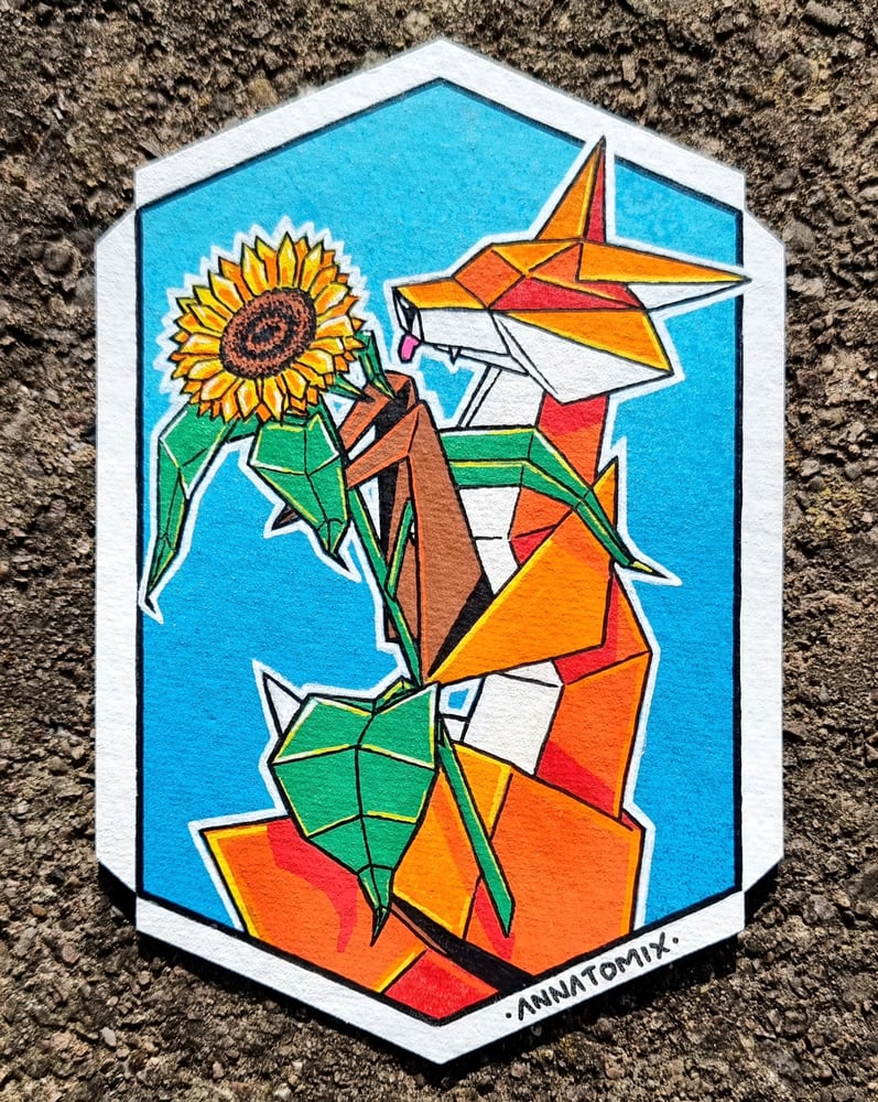 Image of "Sunny #1" mini painting