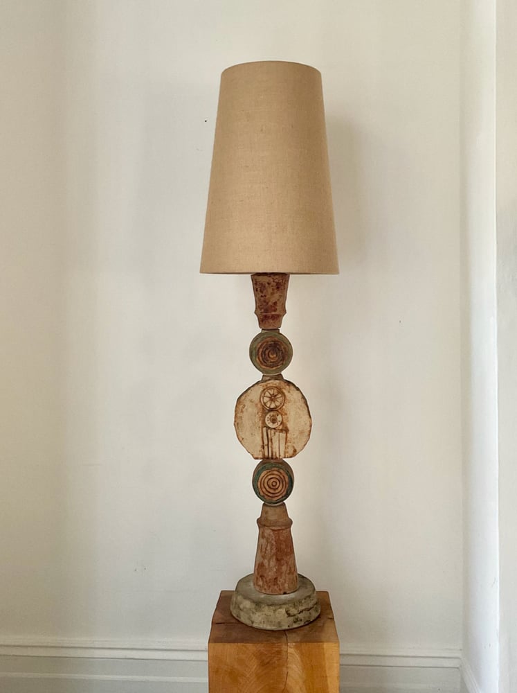 Image of Ceramic Totem Lamp by Bernard Rooke