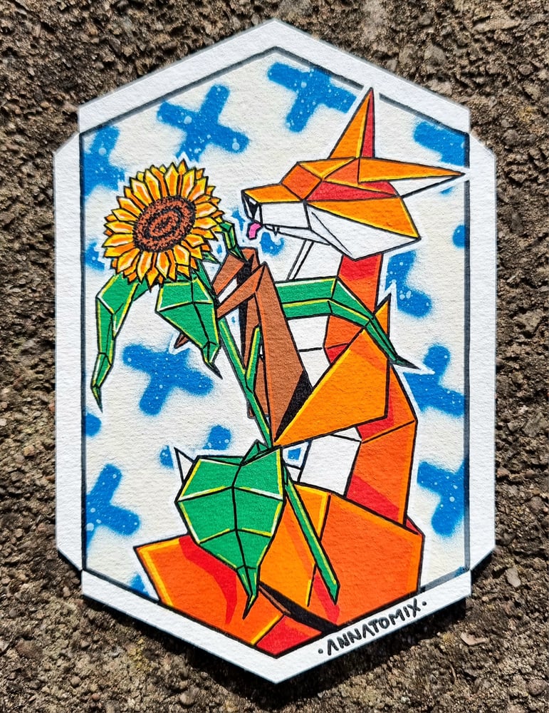 Image of "Sunny #3" mini painting