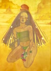Golden Locs | PRINT