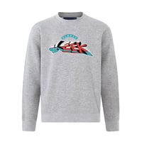 Image 1 of ALWAYS SLEEK Crew Sweat Grey