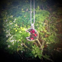 Image 2 of Toadstool Magic Moon Necklace